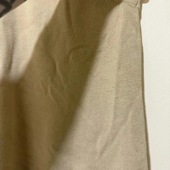 Women’s Vintage Image Brand Tan Colour V-Neck Plus Size Baggy Sweater Vest S: 2X - Picture 8 of 12